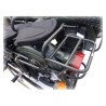 Luggage rack behind co-pilot seat, black