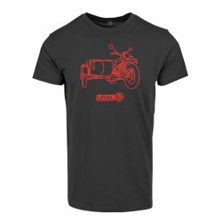 T-shirt black with red Ural